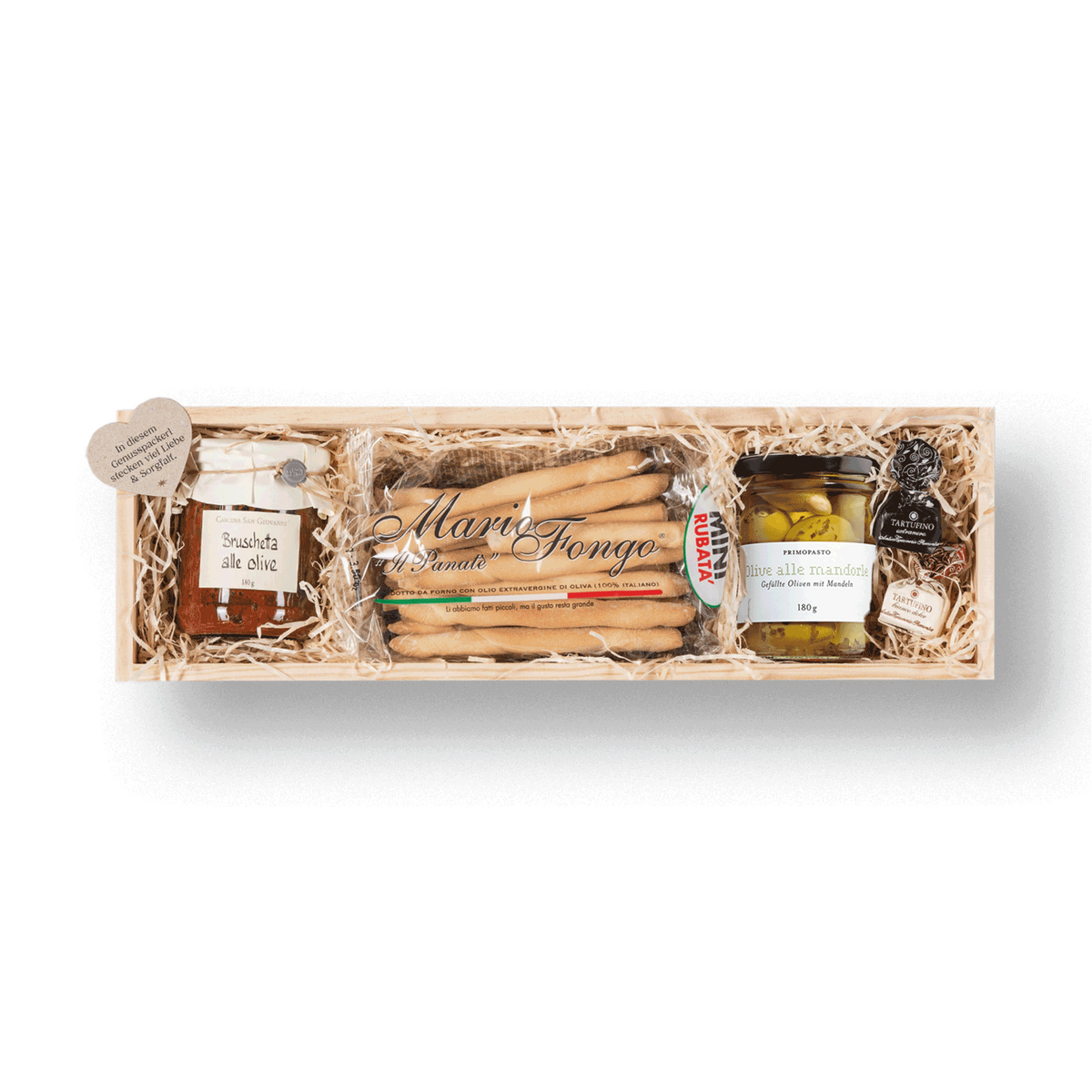 GRAZIE in Holz 370 x 105 mm