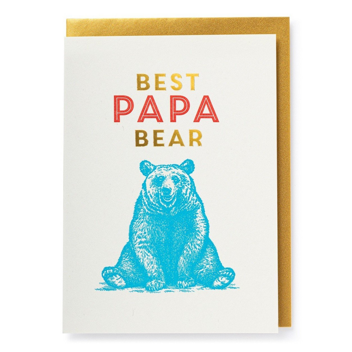Karte "Best papa bear"