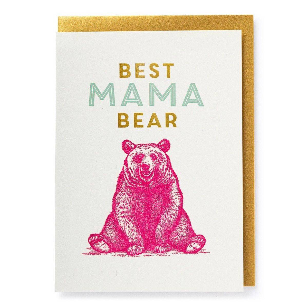 Karte "Best mama bear"